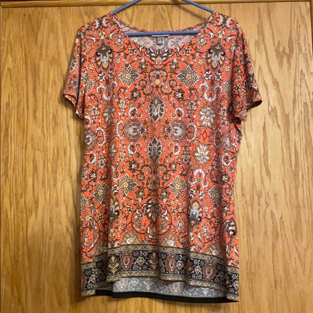 Short sleeve dress blouse